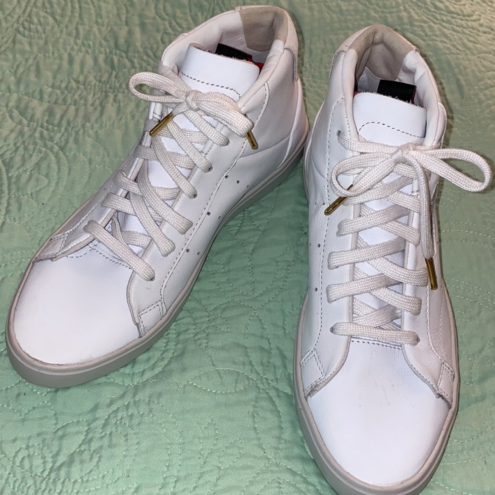 - Adidas Sleek White Hightops